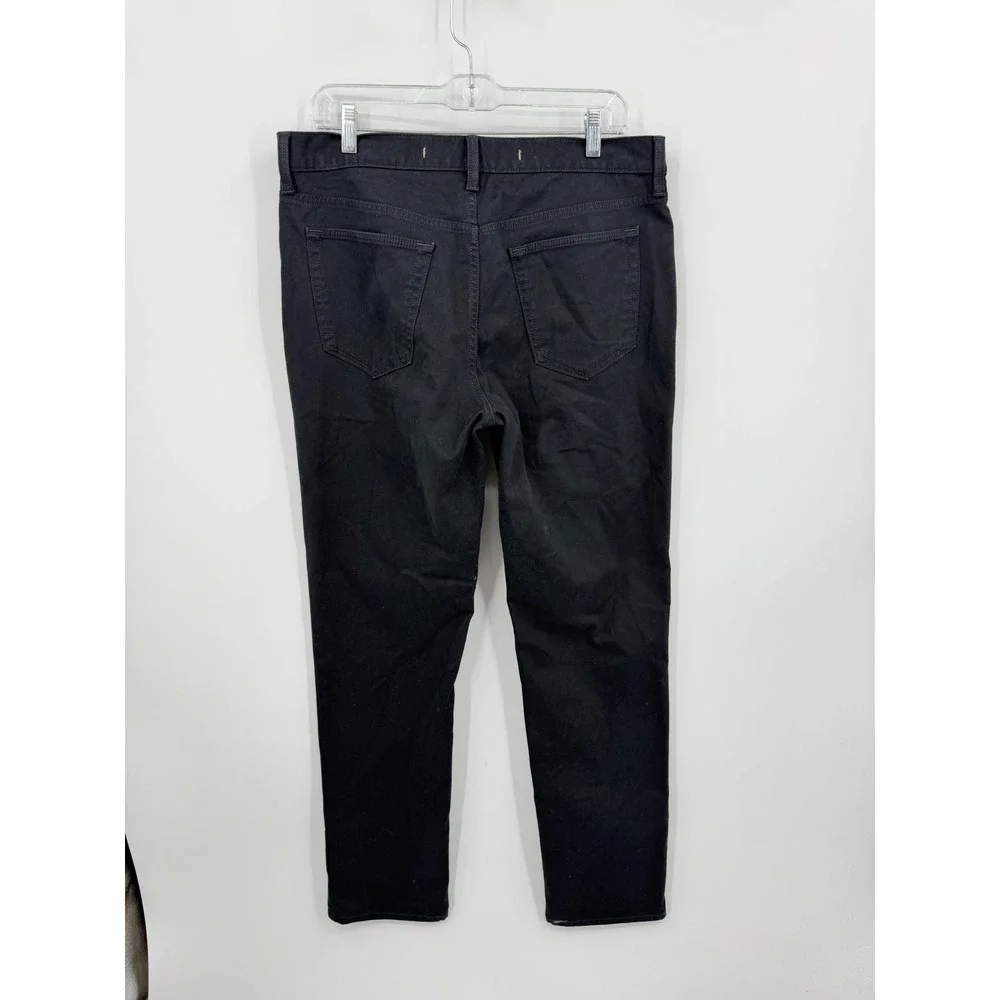 Banana Republic Traveler Slim Twill Pants Mens 33x32 Black 744271-25 Stretch
